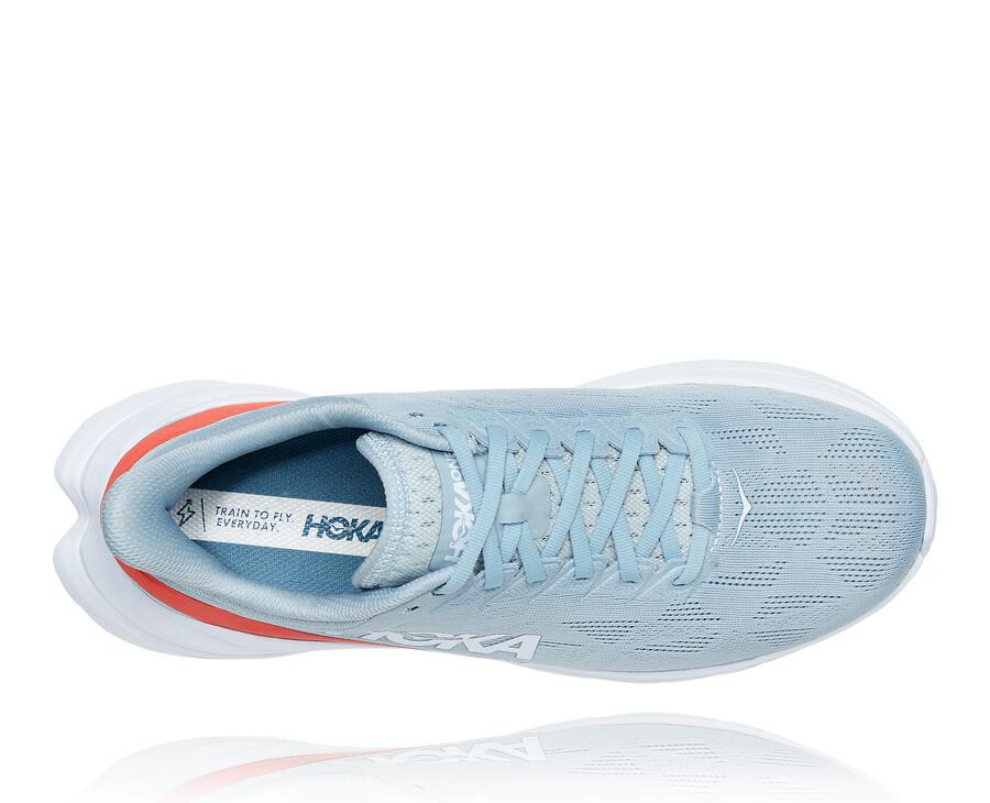 Tenis Hoka One One Masculino Azuis/Branco - Mach 4 - 306-IHJCAL